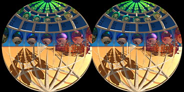Stereoscopic Fisheye 180&deg;